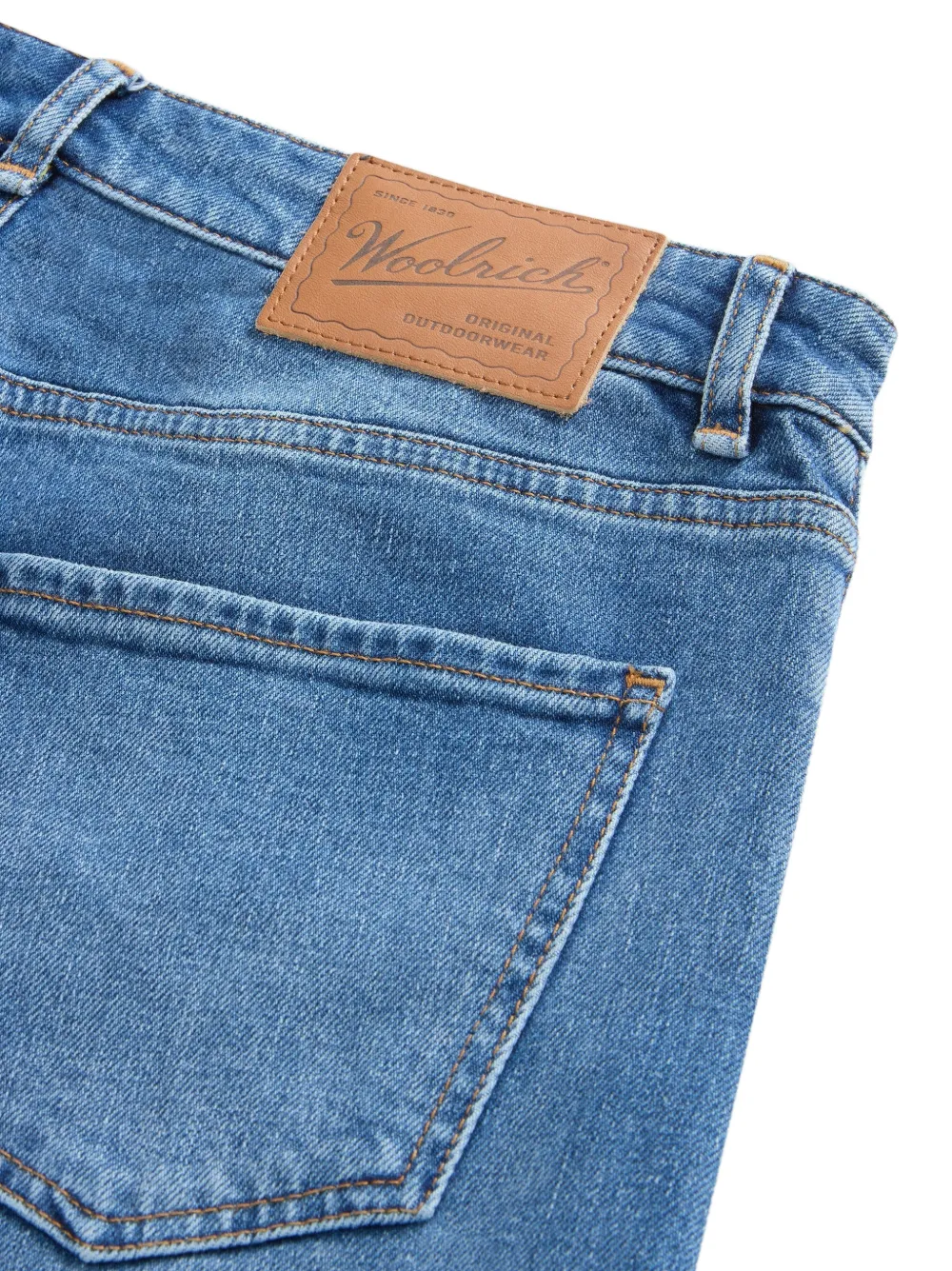 Woolrich Jeans met vijf zakken Blauw