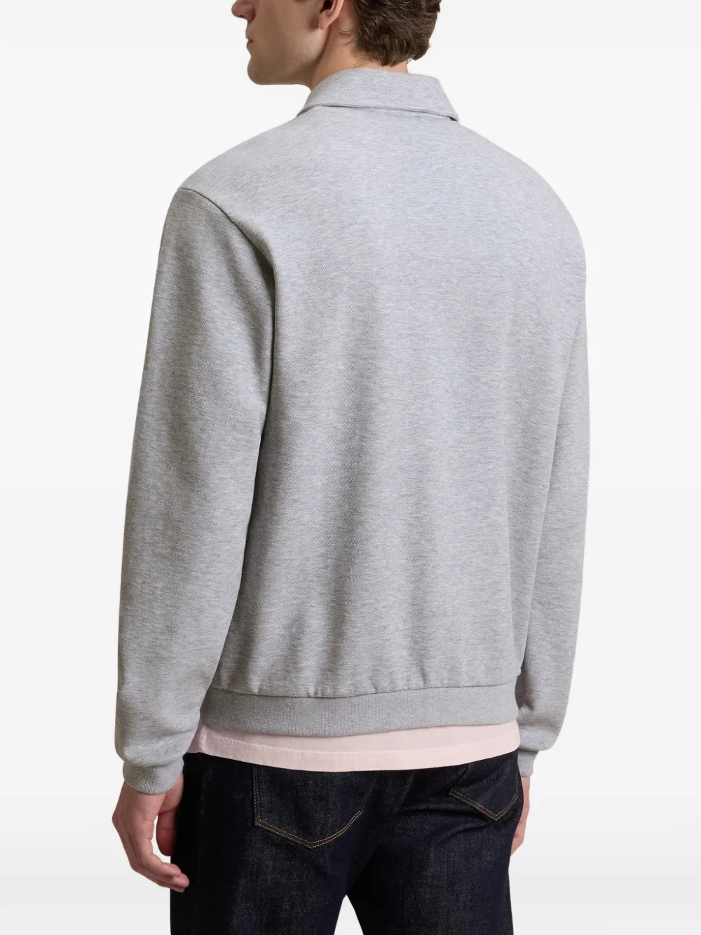 Woolrich Sweater met rits Grijs