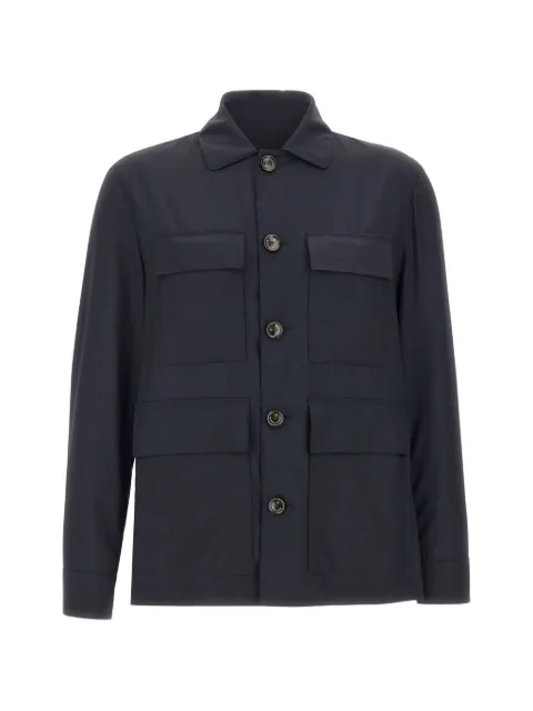 Montecore flap-pocket button-fastening shirt jacket
