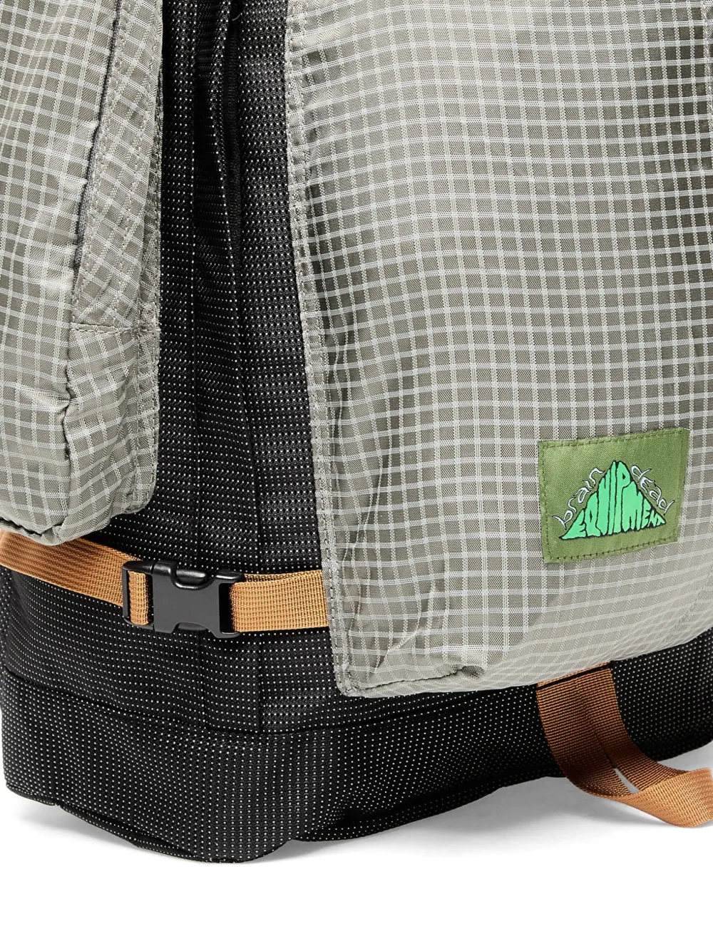  Brain Dead Alpine Checked-pattern Backpack - Black 