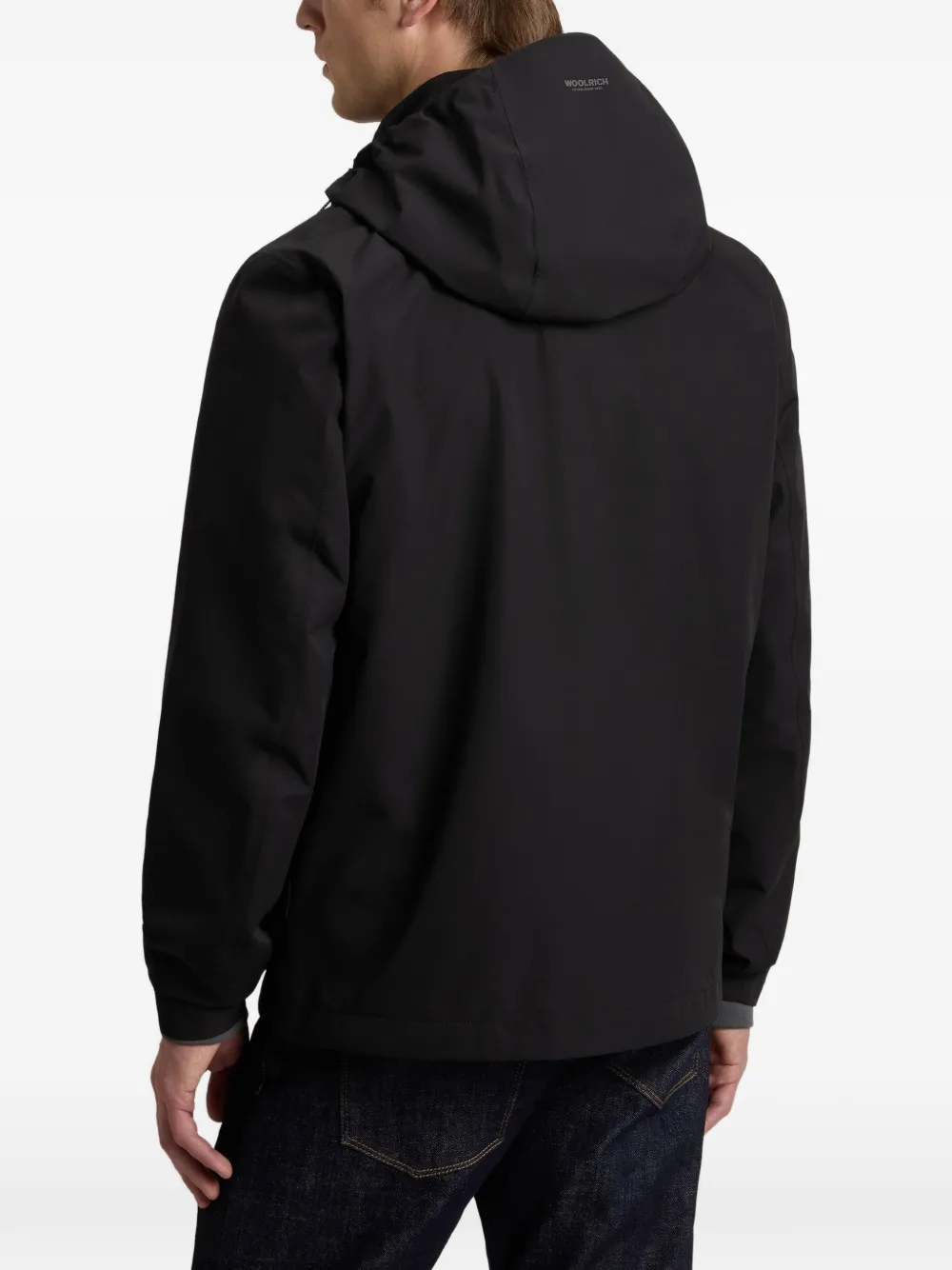 Woolrich Pacific gelaagd jack met capuchon Zwart