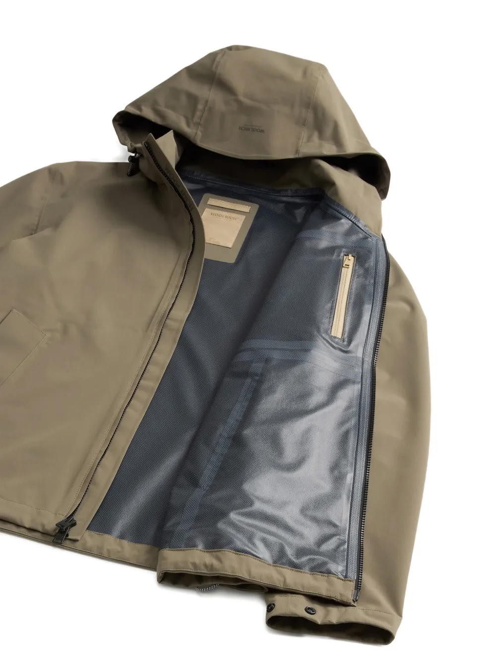 Woolrich Pacific gelaagd jack met capuchon Beige