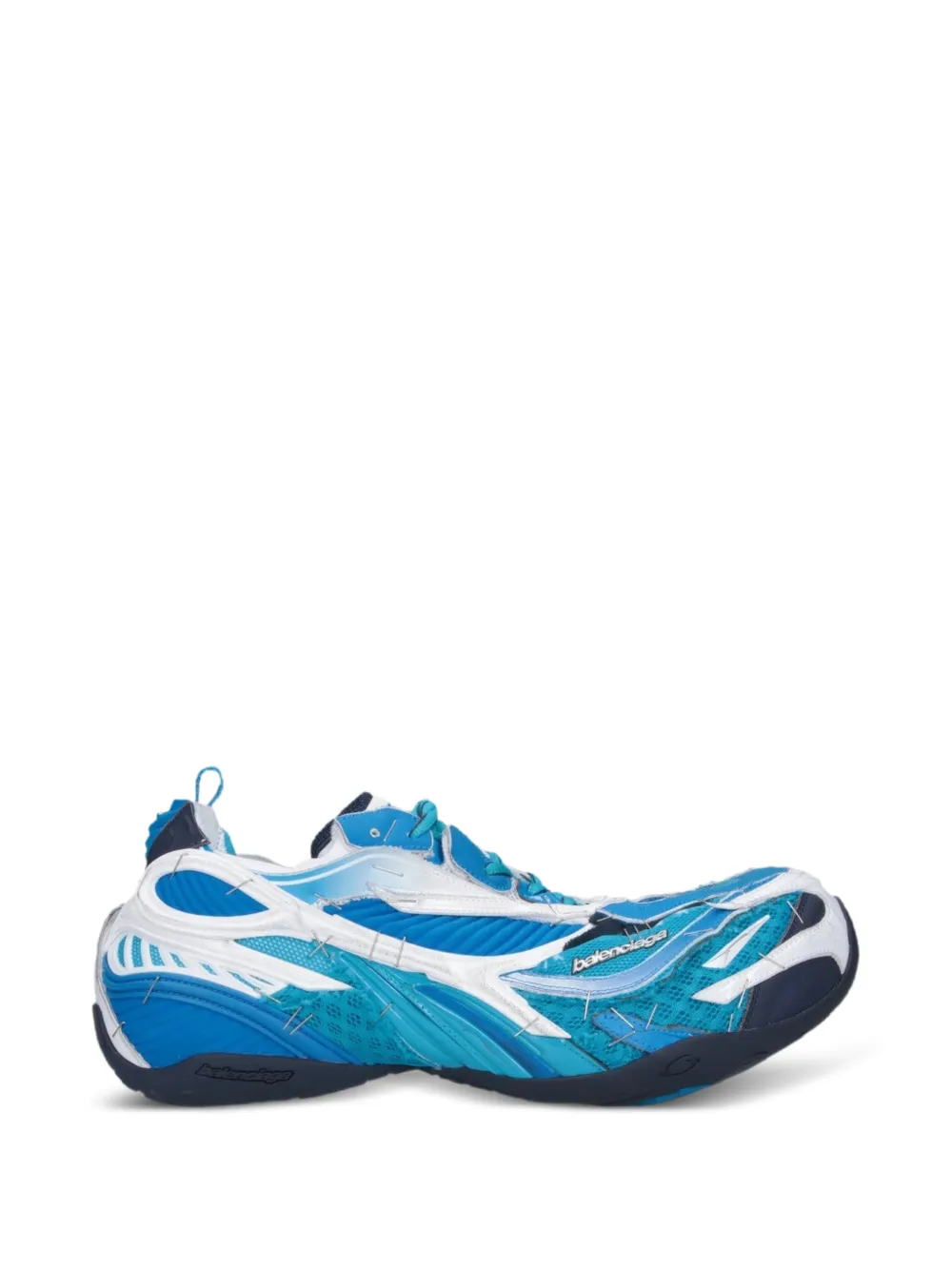 Balenciaga Soleless panelled sneakers - Blu