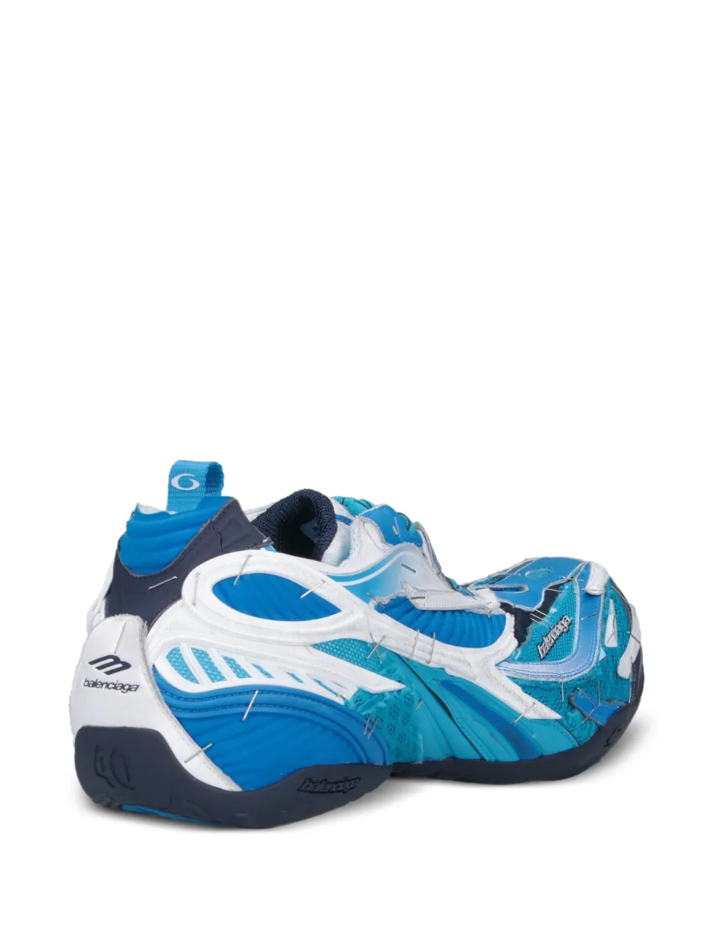 Balenciaga Soleless sneakers met vlakken Blauw