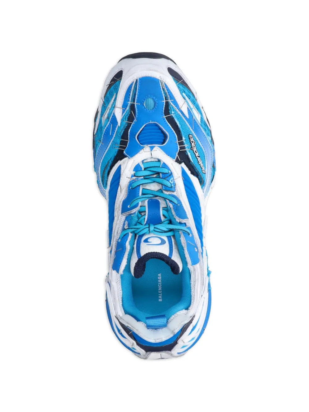 Balenciaga Soleless sneakers met vlakken Blauw