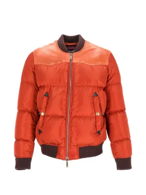 DSQUARED2 logo-print Bomber Jacket | Orange | FARFETCH