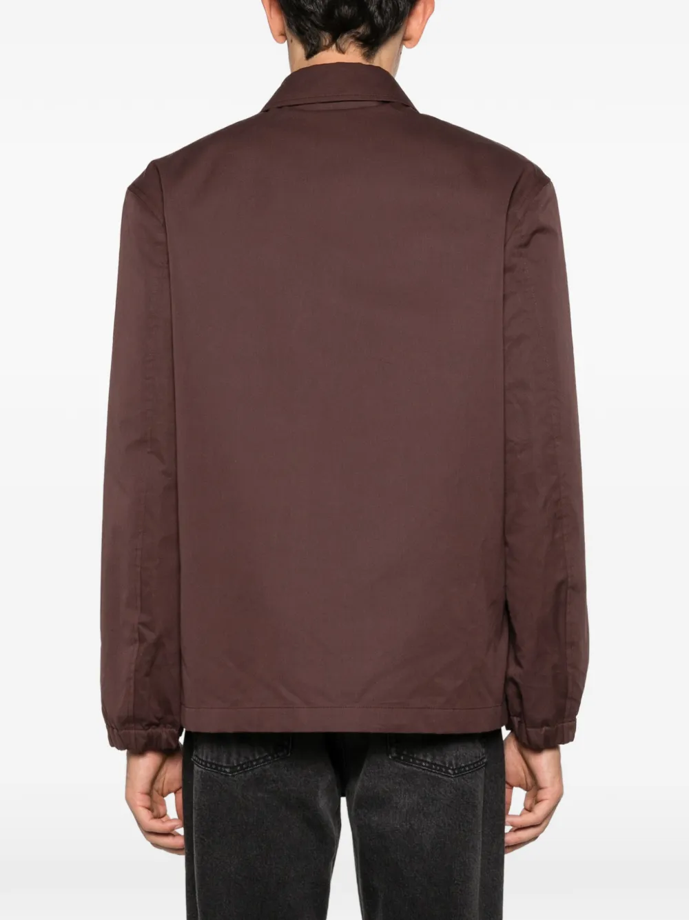 Jil Sander Jack met drukknopen Bruin