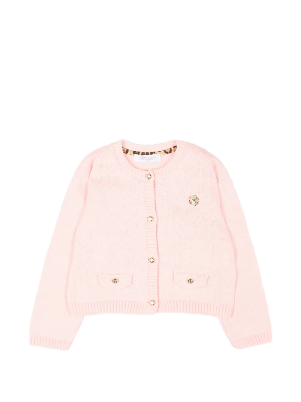 Roberto Cavalli Junior pocket cardigan - Rosa