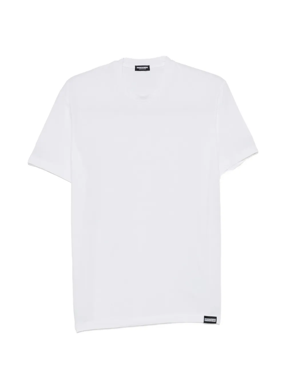 DSQUARED2 logo-patch T-shirt - Bianco