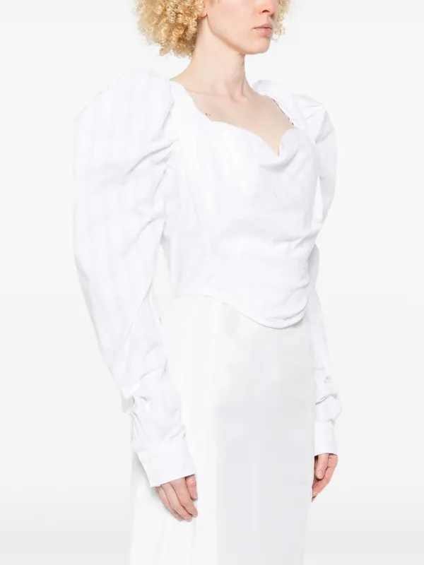 Vivienne Westwood Sunday パフスリーブ ブラウス | ホワイト