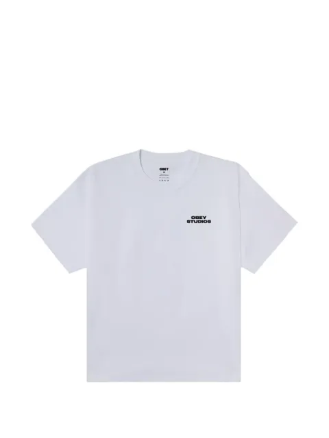 Obey футболка с принтом