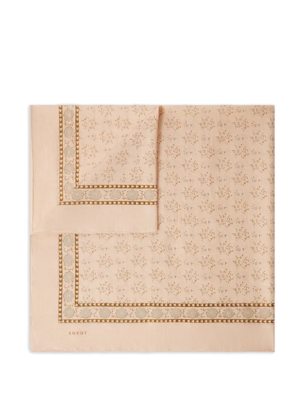 Soeur Foulard con stampa a fiori - Rosa