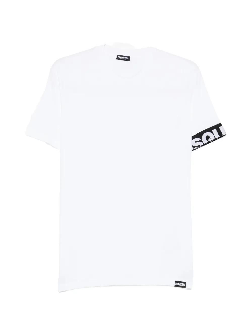 DSQUARED2 logo-patch T-shirt - Bianco