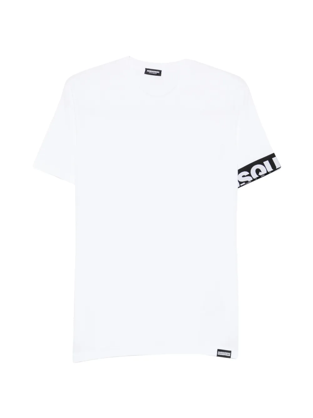 DSQUARED2 logo-patch T-shirt - Bianco