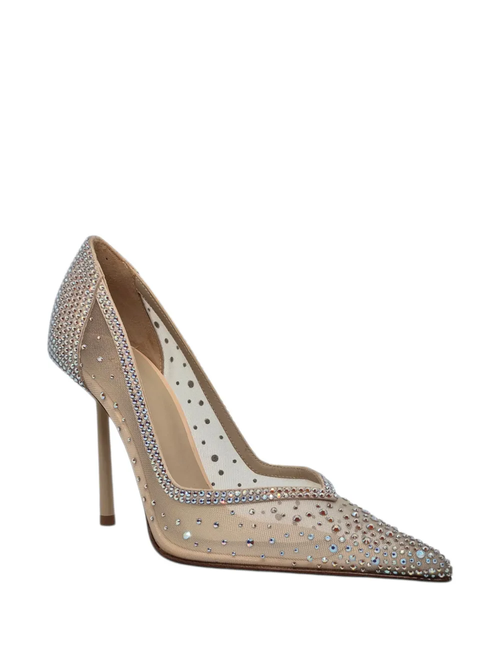 Le Silla Nicole embellished pointed pumps Wit