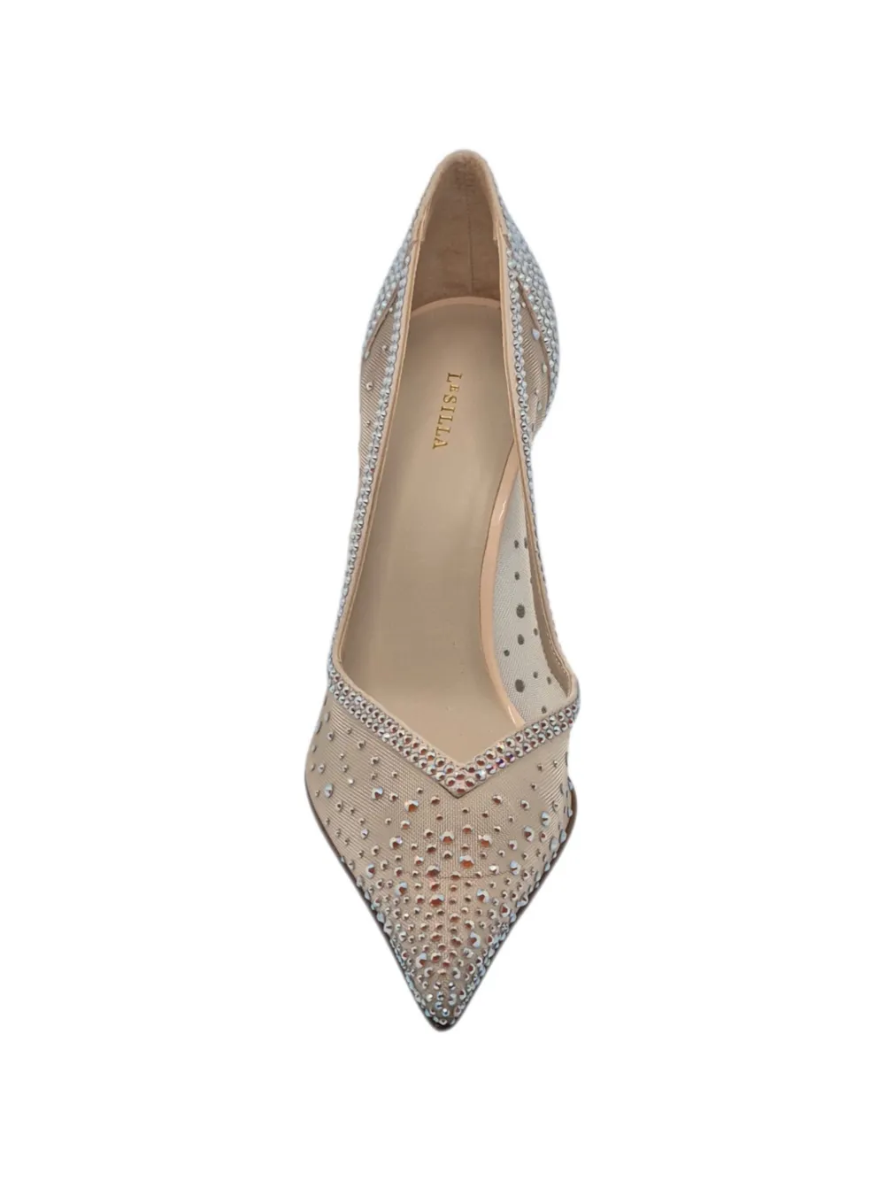 Le Silla Nicole embellished pointed pumps Wit