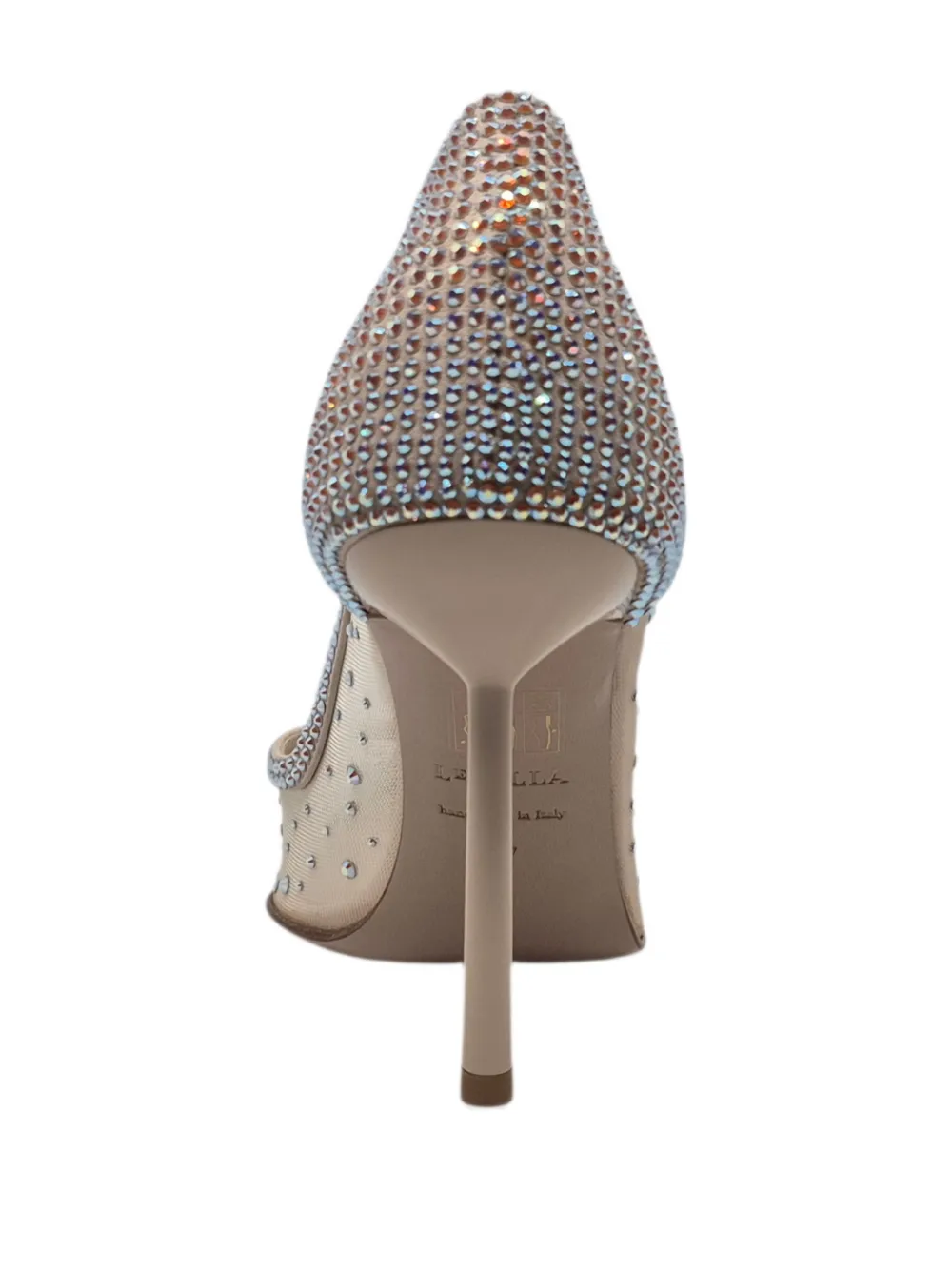 Le Silla Nicole embellished pointed pumps Wit