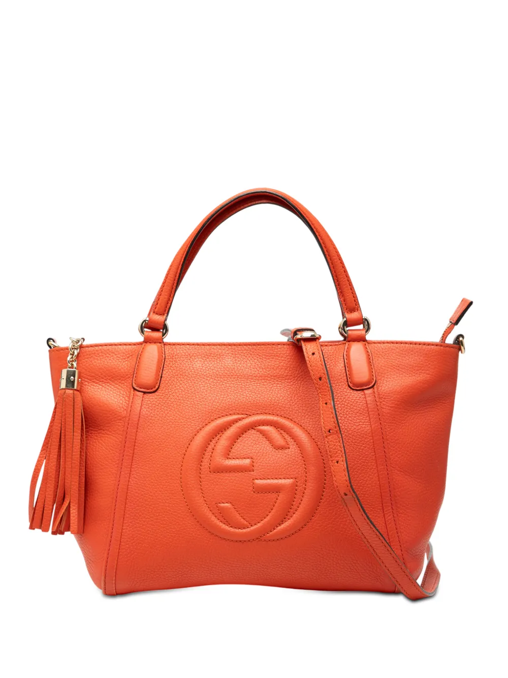 Gucci Pre-Owned 2000-2015 Small Leather Soho Cellarius satchel - Arancione