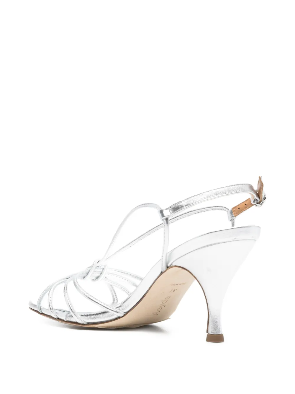  Aeyde Solange Sandals - Silver 