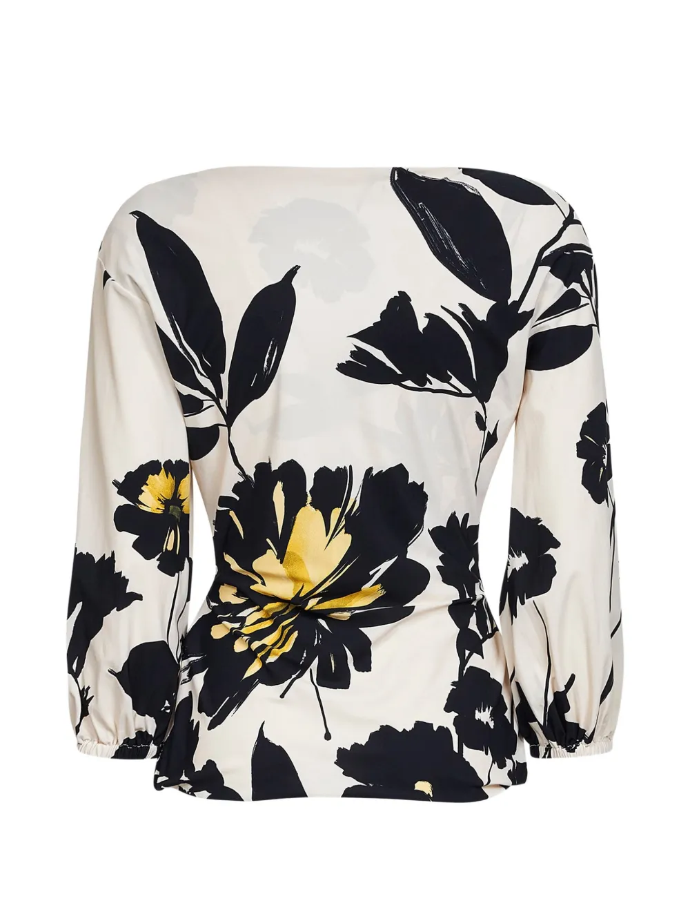 CHIARA BONI La Petite Robe Shirt met bloemenprint Beige