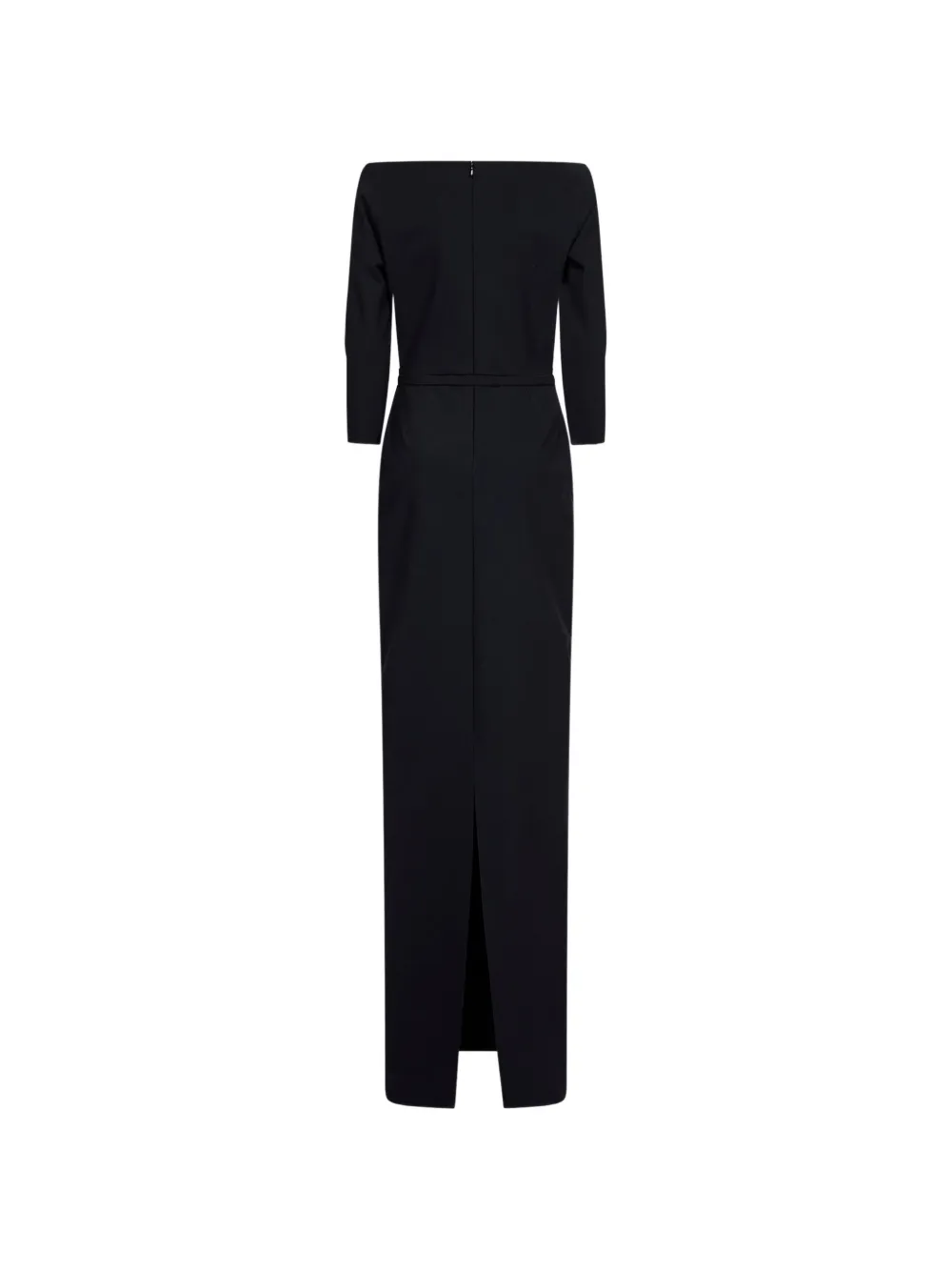 CHIARA BONI La Petite Robe Off-shoulder maxi-jurk Zwart