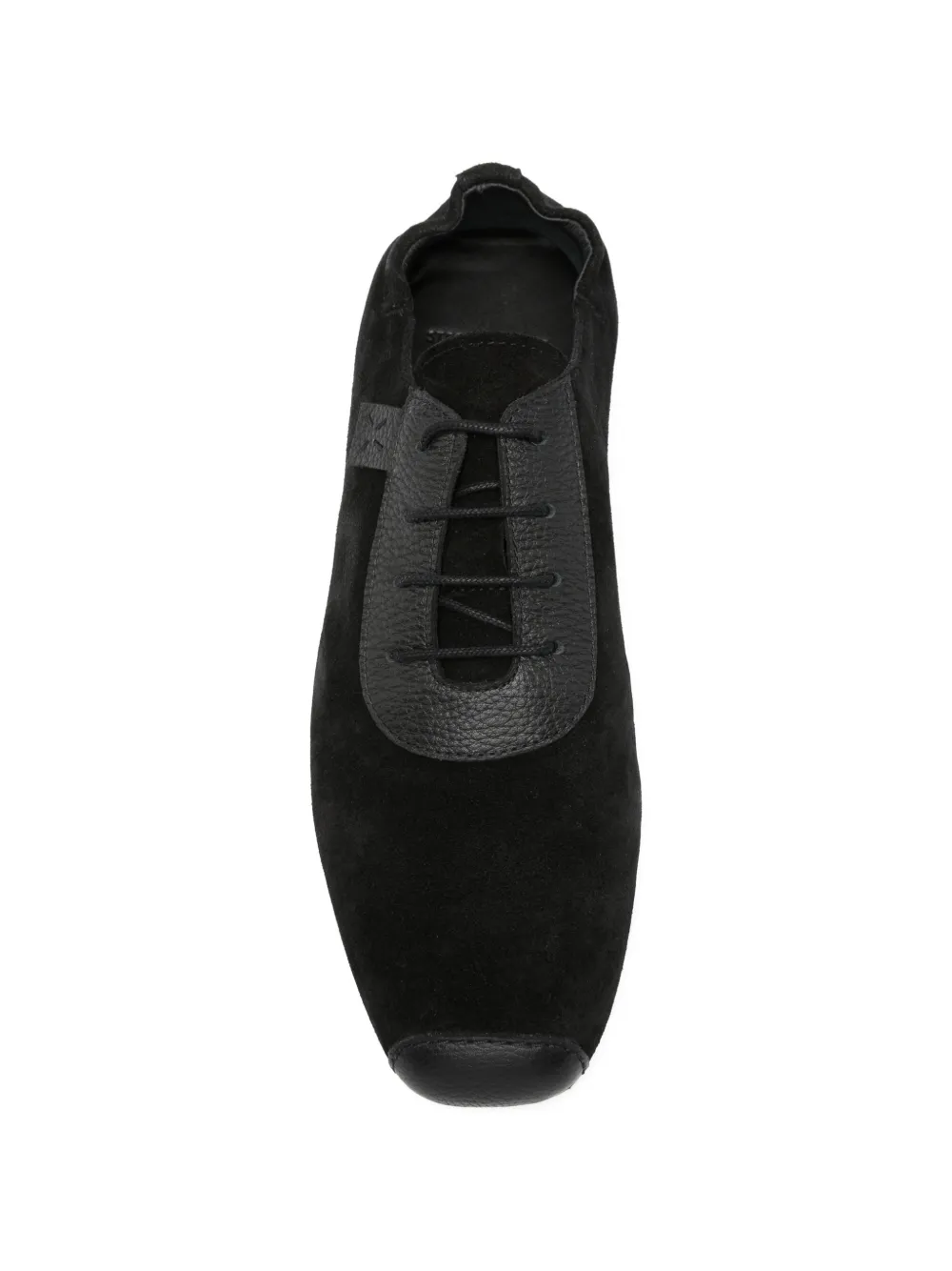 Stefan Cooke suede derby shoes Zwart