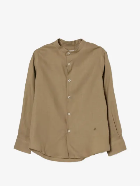 Manuel Ritz Kids logo-embroidered shirt