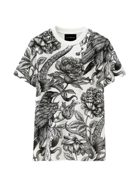 John Richmond floral-print T-shirt