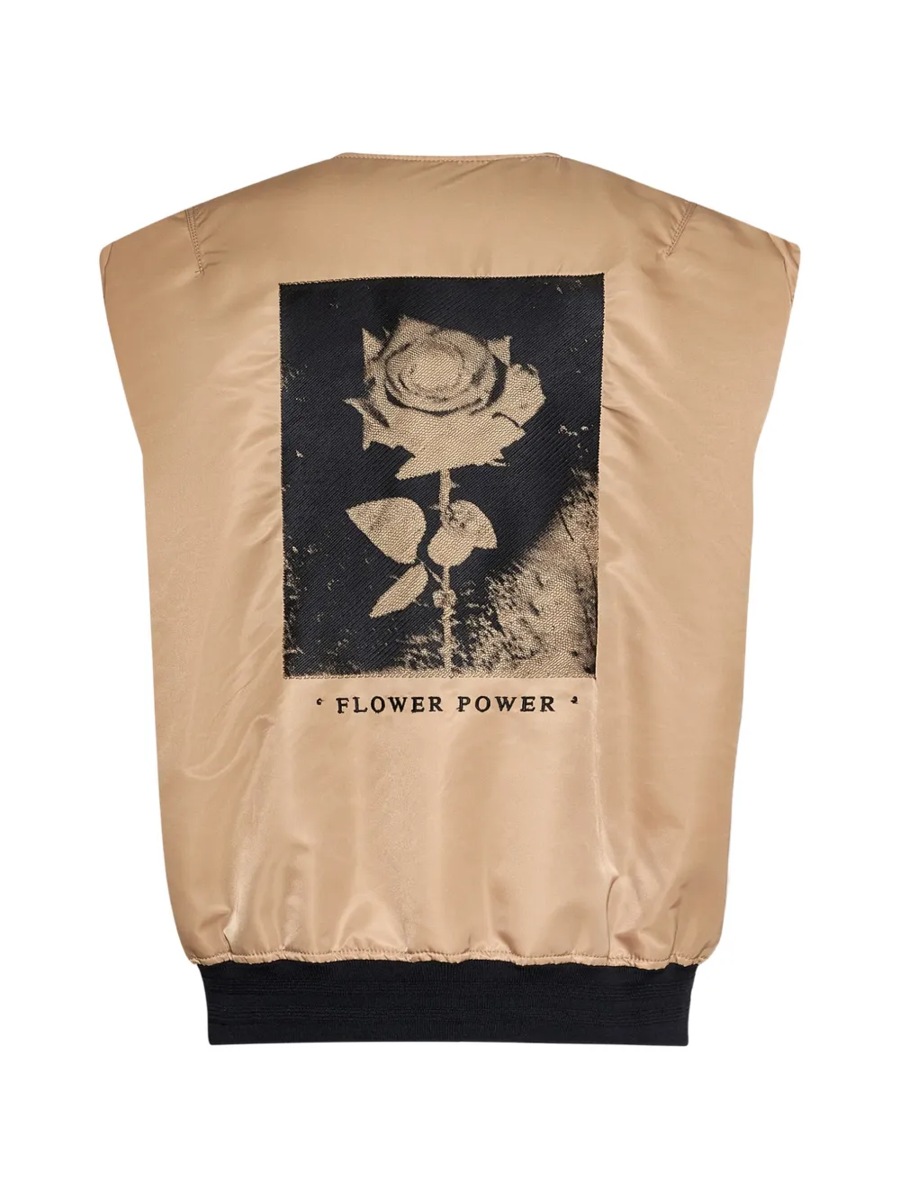 John Richmond Gilet met klepzak en rits Beige