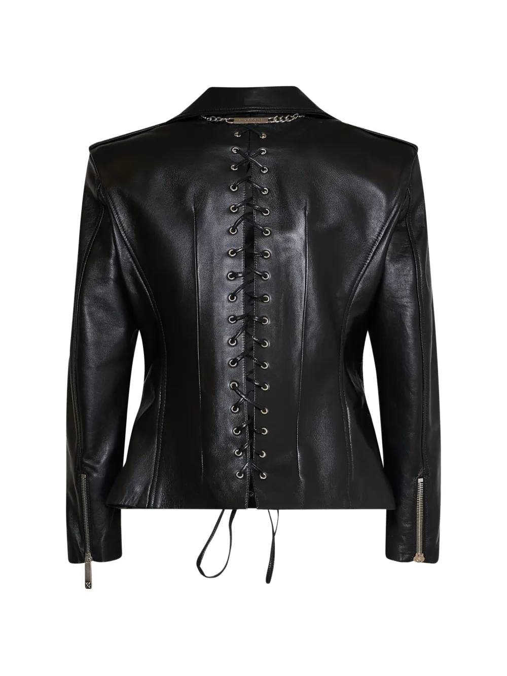 John Richmond Bikerjack met veters Zwart
