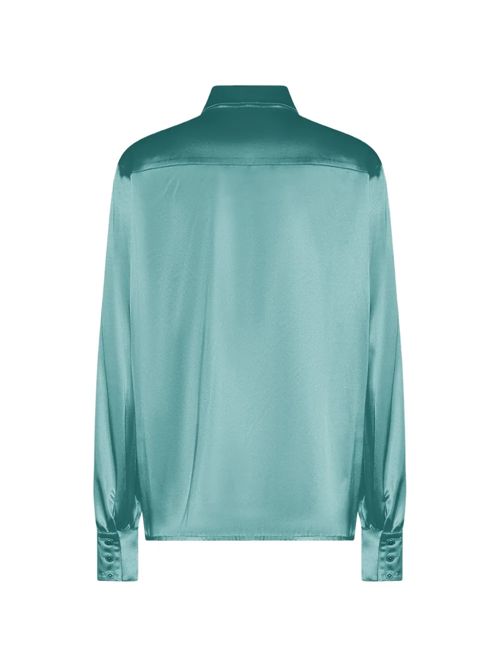 John Richmond Blouse met satijnen afwerking Blauw