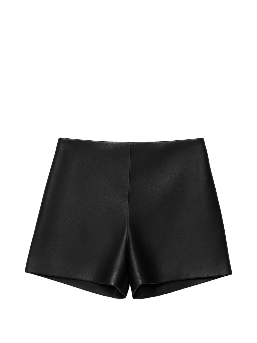 John Richmond Leren shorts met kettingdetail Zwart