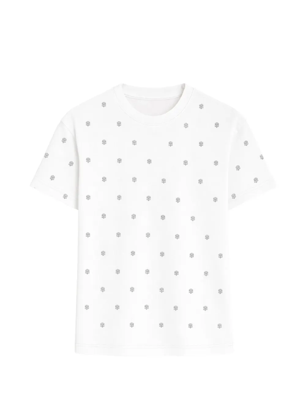 John Richmond monogram-print T-shirt - Bianco