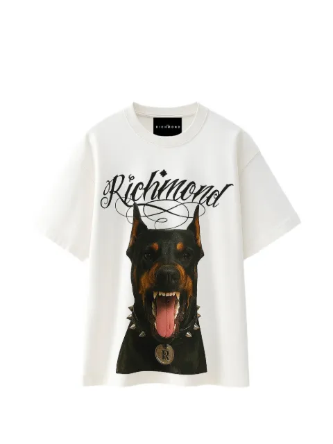 John Richmond dog-print T-shirt