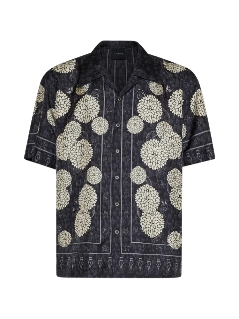 John Richmond camisa con estampado floral