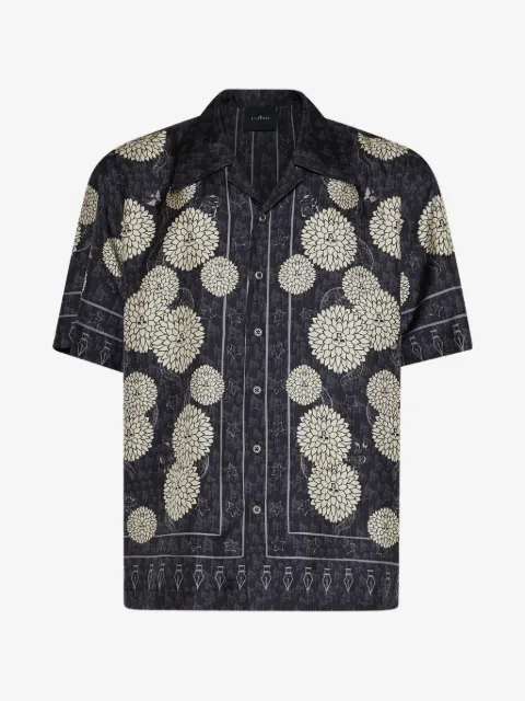 John Richmond floral-print shirt