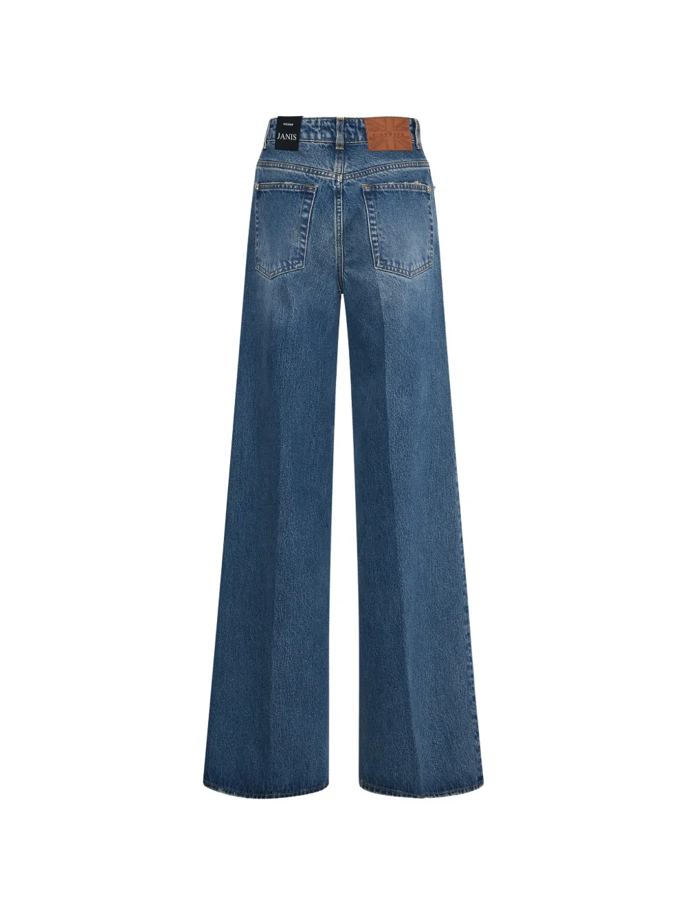 John Richmond Jeans met wijde pijpen Blauw