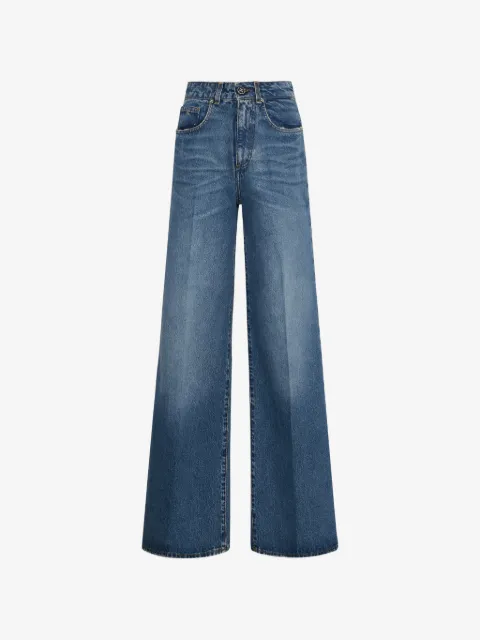 John Richmond wide-leg cotton jeans