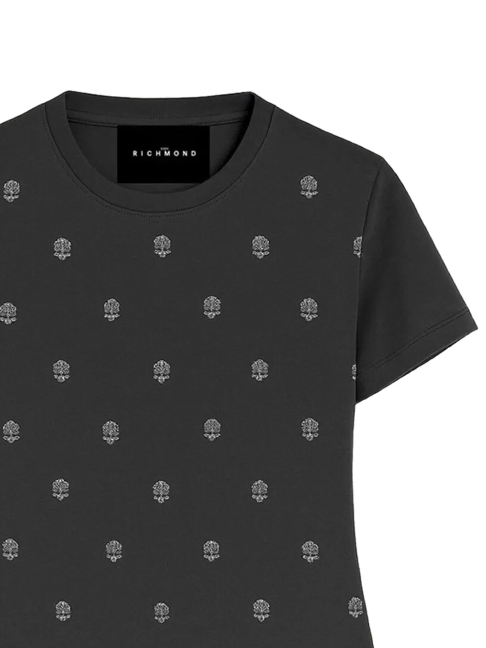 John Richmond T-shirt met ronde hals Zwart