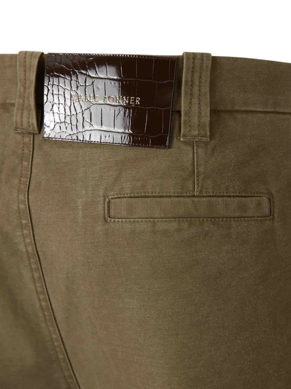 Wales Bonner Shorts met ceintuur Groen