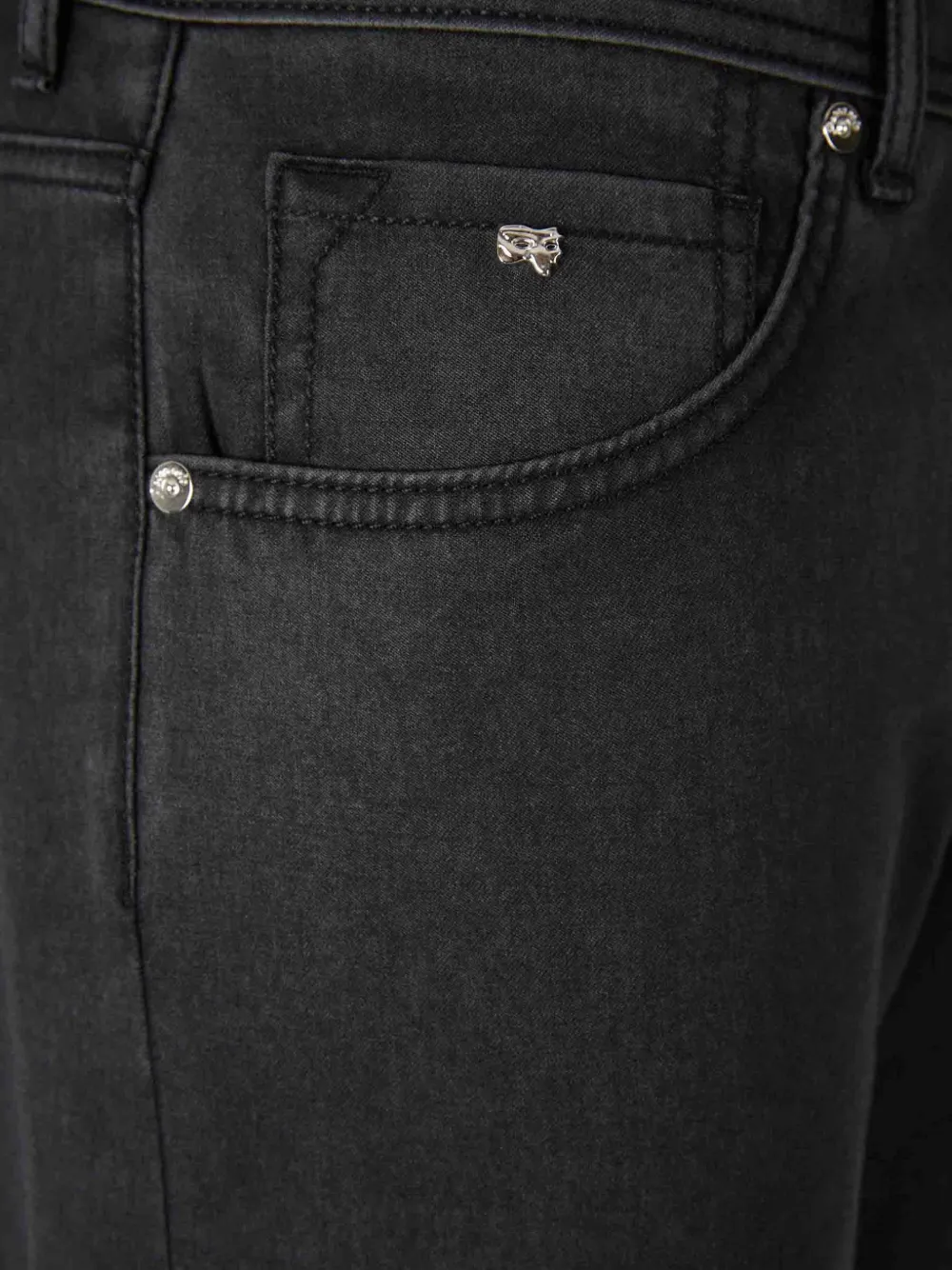  Marco Pescarolo Logo-patch Jeans - Black 