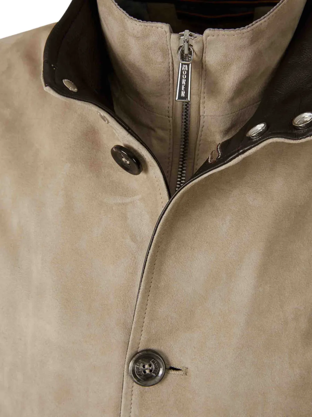 Moorer Jack met rits Beige