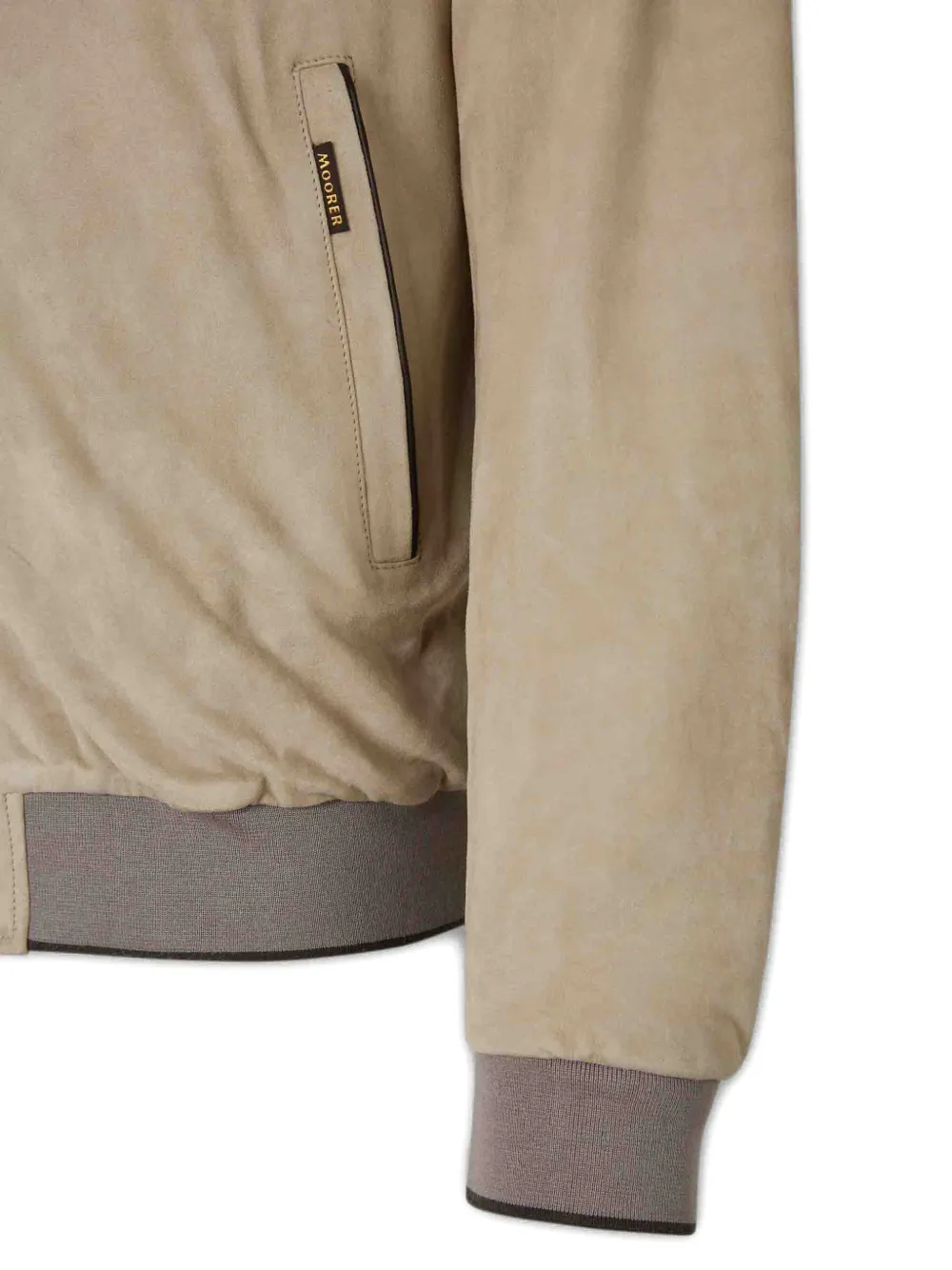 Moorer Jack met rits Beige