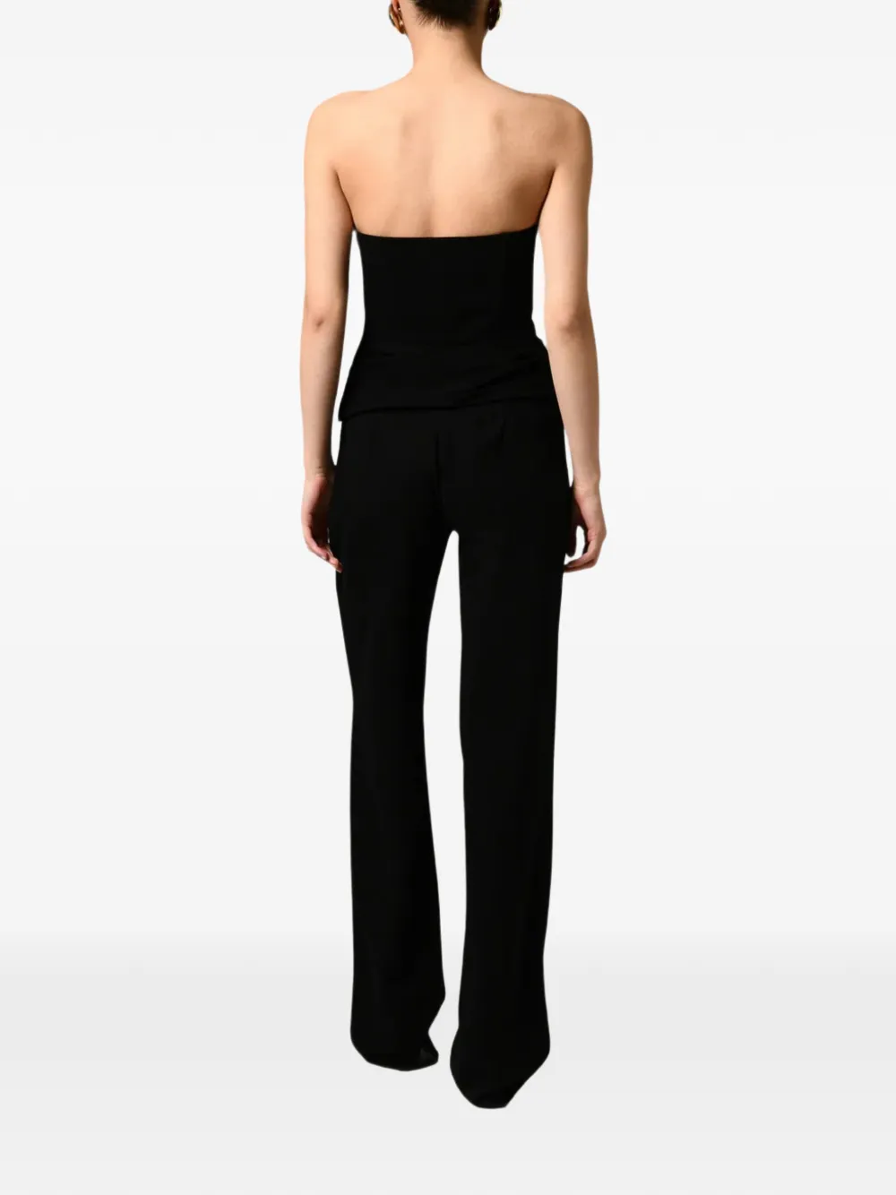 Nafsika Skourti Cute Intentions strapless top Zwart