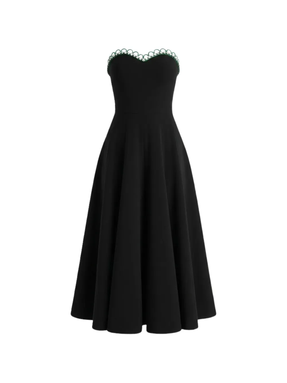 Nafsika Skourti Leo Cinderella crystal-embellished dress - Nero