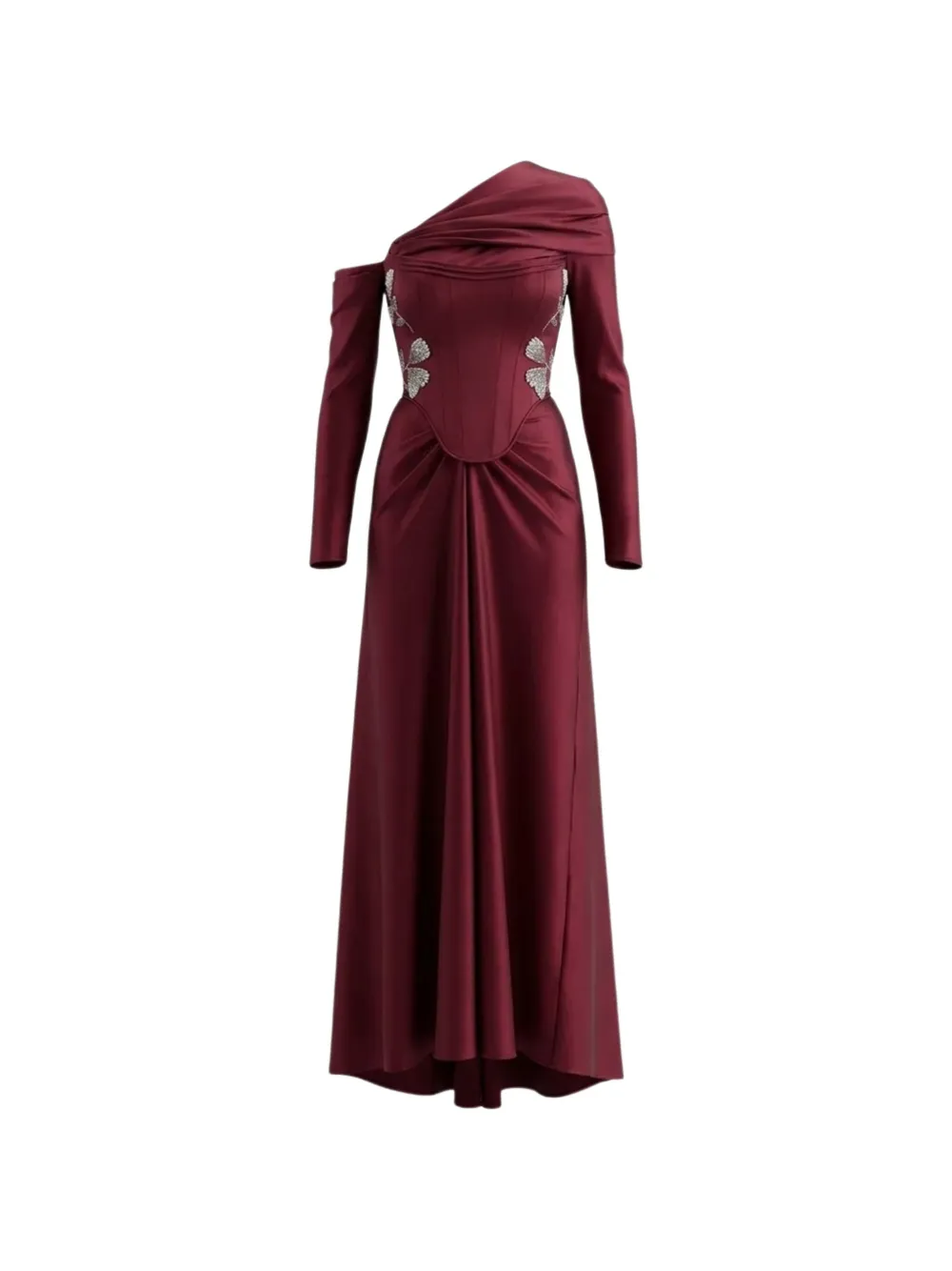 Nafsika Skourti Selma crystal-embellished gown
