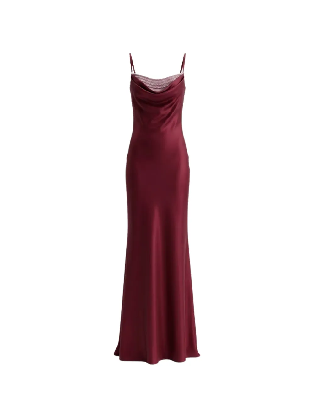 Nafsika Skourti Crystal Carrie cowl-neck dress - Rosso