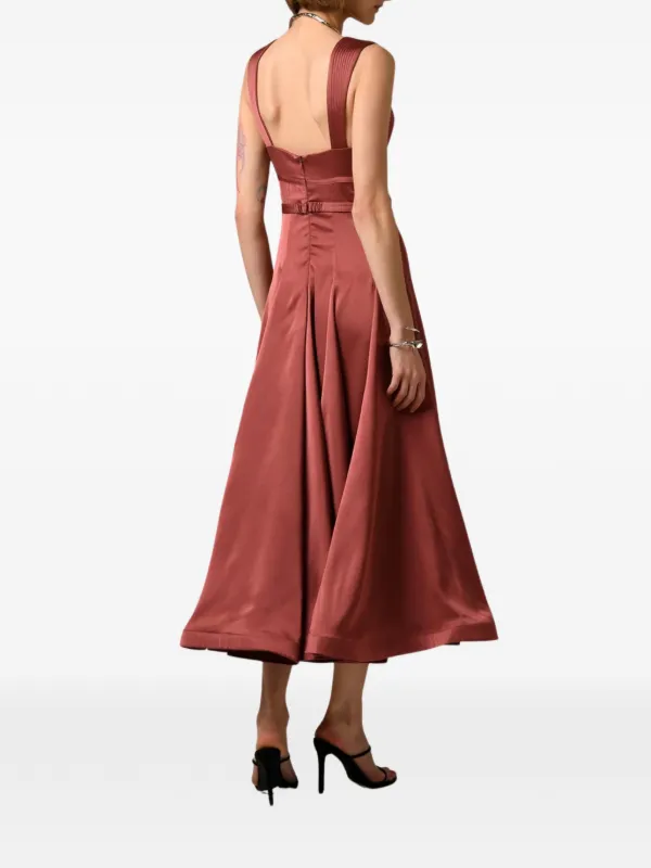 nafsika skourti pink dress Nafsika Skourti Two-Tone Dress by Nafsika skourti
