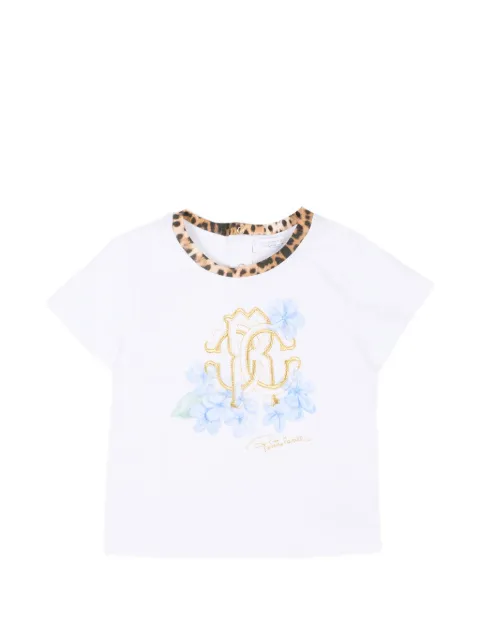 Roberto Cavalli Junior floral-print T-shirt