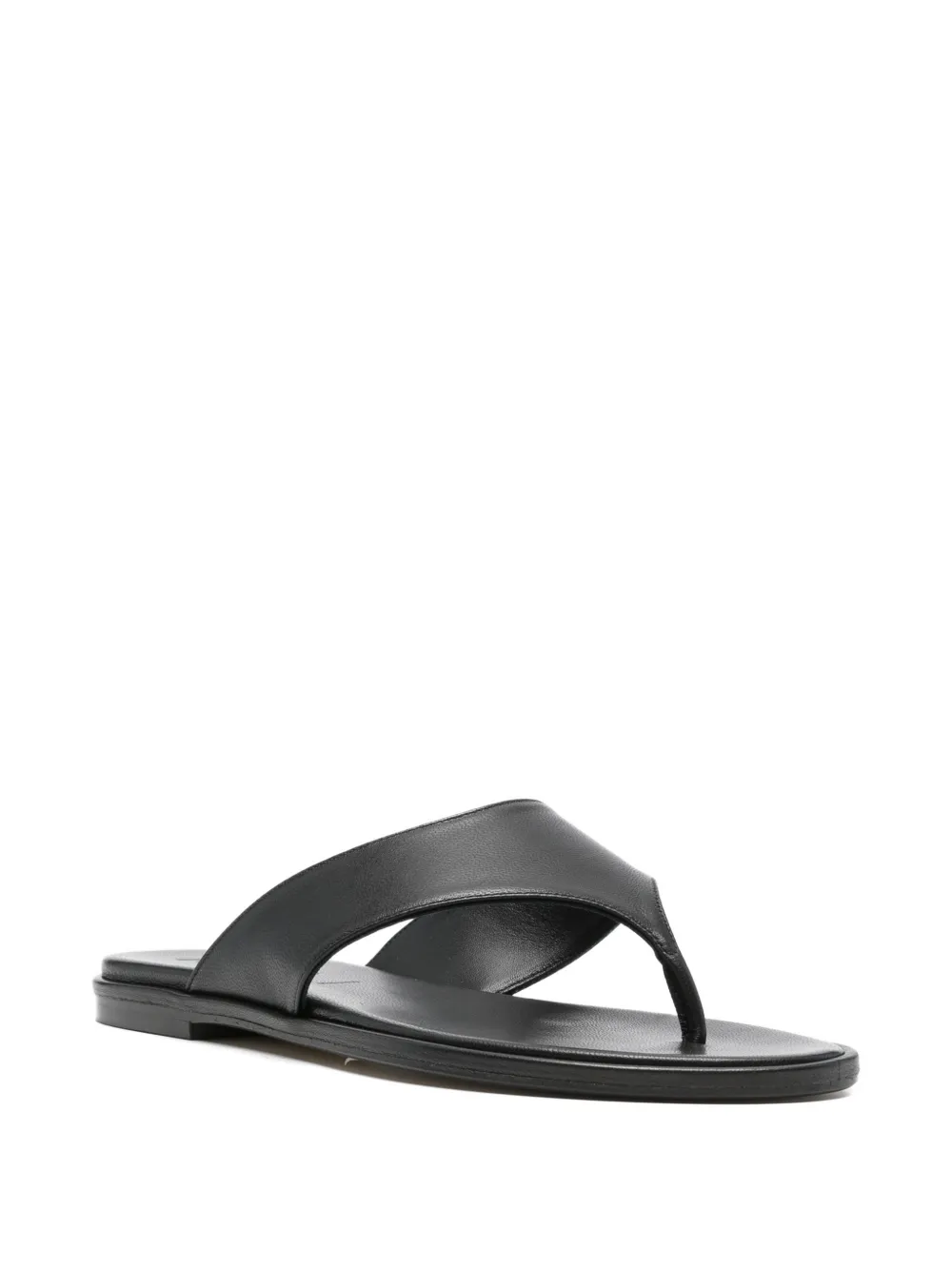 Aeyde Amaya flat sandals Zwart